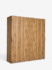 Dark Bronx Oak Effect 2m Sliding Wardrobe - Image 9 of 13