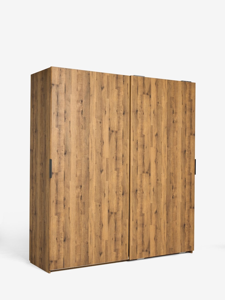 Dark Bronx Oak Effect 2m Sliding Wardrobe - Image 9 of 9
