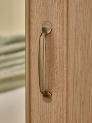 Mid Natural Malvern Paint Effect Triple Wardrobe - Image 6 of 15