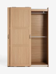 Mid Natural Malvern Paint Effect 1.5m Sliding Wardrobe - Image 11 of 12