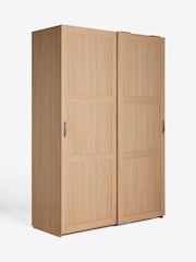 Mid Natural Malvern Paint Effect 1.5m Sliding Wardrobe - Image 8 of 12
