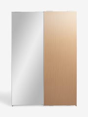 Mid Natural Olena Oak Effect 1.5m Sliding Wardrobe - Image 1 of 4