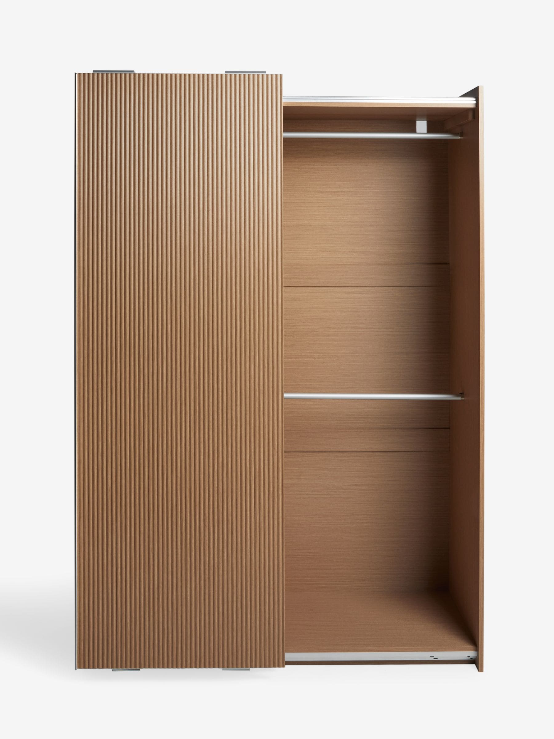 Buy Mid Natural Olena Oak Effect 1.5m Sliding Semi Fitted Wardrobe