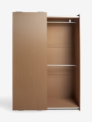 Mid Natural Olena Oak Effect 1.5m Sliding Wardrobe - Image 3 of 4