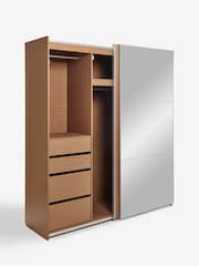 Mid Natural Olena Oak Effect 2m Sliding Semi Fitted Wardrobe - Image 13 of 13