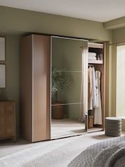 Mid Natural Olena Oak Effect 2m Sliding Wardrobe - Image 3 of 12