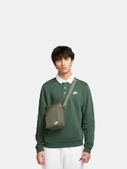 Nike Medium Olive Green Heritage Cross-Body Bag (4L) - Image 8 of 9