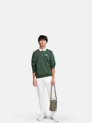 Nike Medium Olive Green Heritage Cross-Body Bag (4L) - Image 9 of 9
