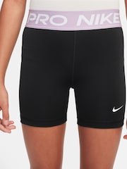 Nike Black Doll Lilac 3 Inch Dri-FIT Pro Shorts - Image 1 of 3