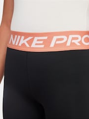 Nike BlackApricot Orange 3 Inch Dri-FIT Pro Shorts - Image 4 of 4