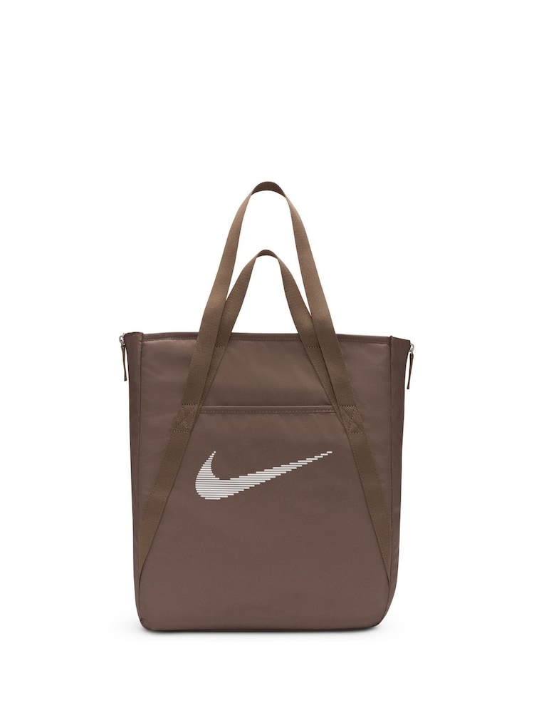 Nike Mink Brown Gym Tote Bag 28L - Image 1 of 9