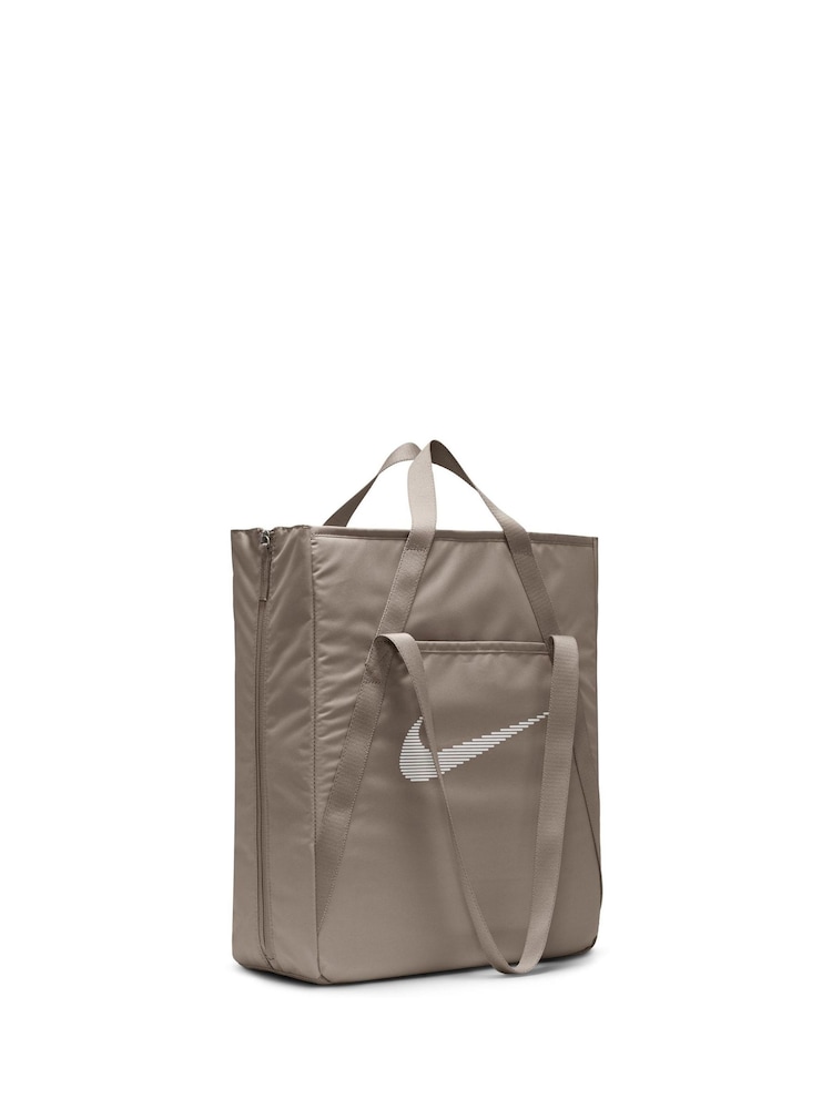 Nike Mink Brown Gym Tote Bag 28L - Image 4 of 9
