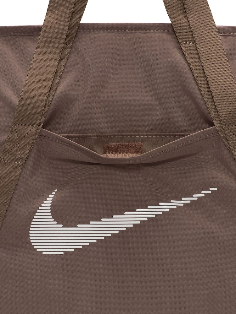 Nike Mink Brown Gym Tote Bag 28L - Image 7 of 9