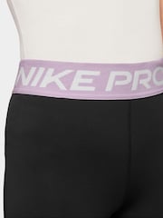 Nike Black/Doll Pink Dri-FIT High Waisted Pro Leggings - Image 3 of 3