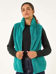 Мягкий флисовый жилет из искусственного меха Roman - Image 3 of 6