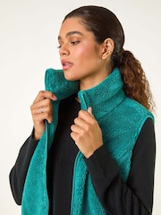 Мягкий флисовый жилет из искусственного меха Roman - Image 6 of 6