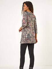 Roman Animal Print Stretch Tunic - Bild 3 von 5