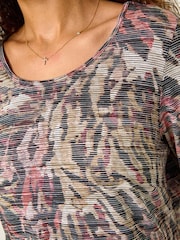 Roman Animal Print Stretch Tunic - Bild 5 von 5