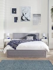 Aspire Furniture Grey Cotswold End Lift Ottoman Storage Bed - Image 3 of 5