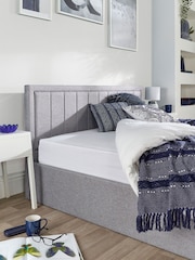 Aspire Furniture Grey Cotswold End Lift Ottoman Storage Bed - Image 5 of 5