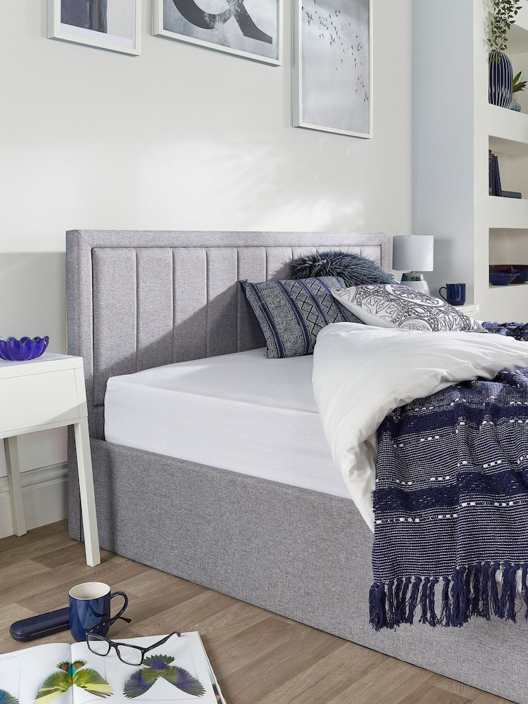Aspire Furniture Grey Cotswold End Lift Ottoman Storage Bed - Image 5 of 5