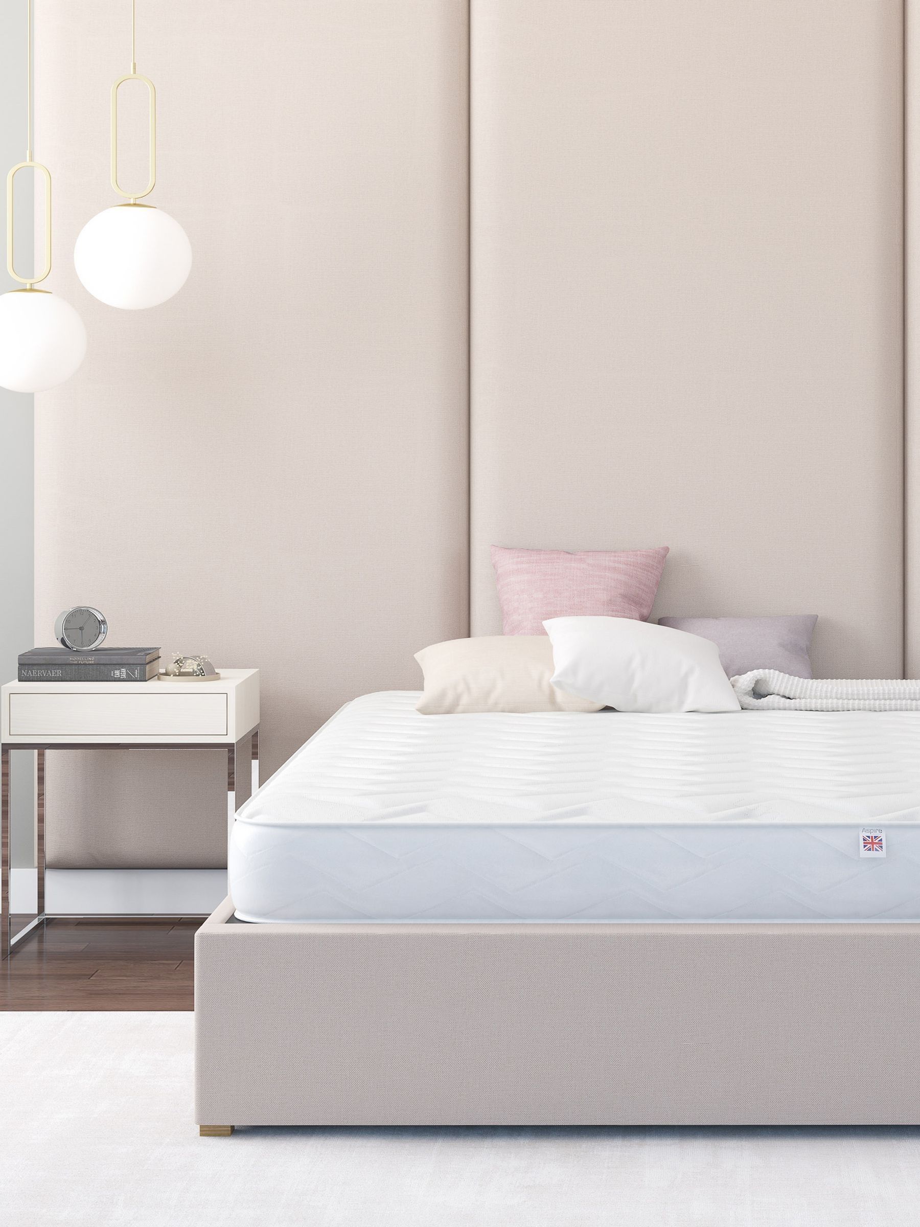 Aspire Beds King Size 500 Memory Foam Hybrid Mattress Medium 19cm - Image 4