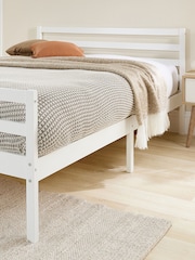 Aspire Furniture White Alpine Wooden Bed Frame - Image 3 of 4