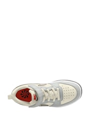 Nike Off White Grey Junior Court Borough Low Recraft Trainers - Image 6 of 11