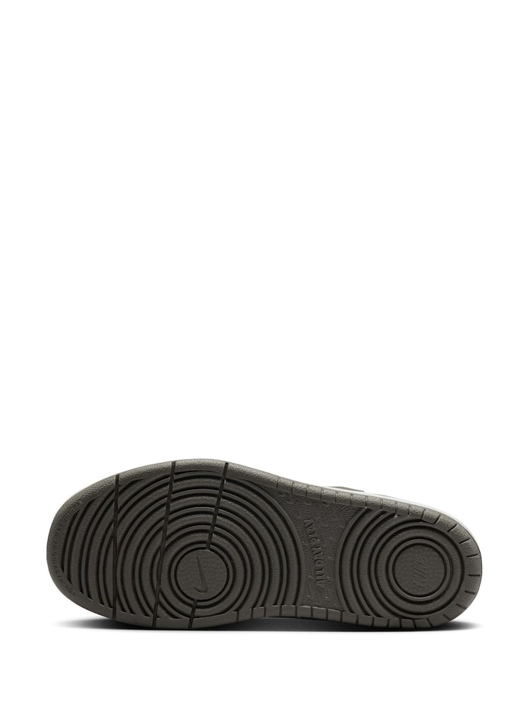 Nike Off White Grey Junior Court Borough Low Recraft Trainers - Image 8 of 11