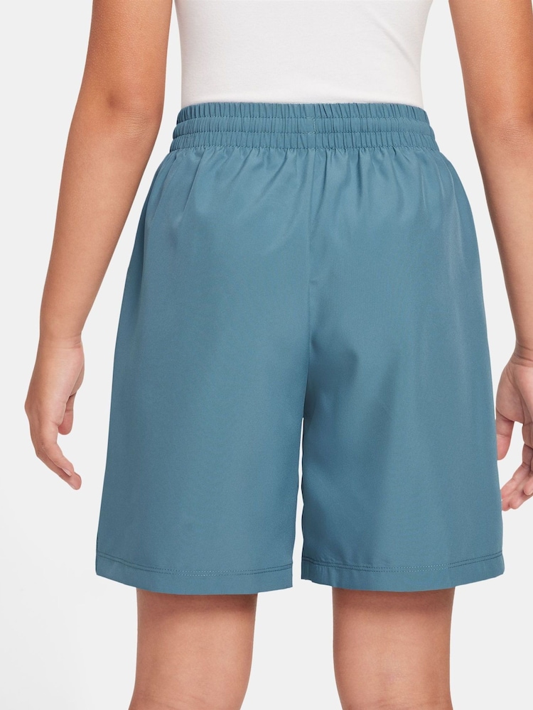 Nike Smokey Blue Dri-FIT Multi Training Shorts - Image 2 of 4