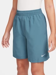 Nike Smokey Blue Dri-FIT Multi Training Shorts - Image 3 of 4