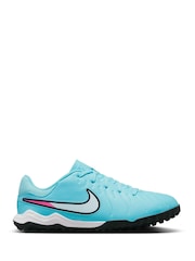 Nike Blue Kids Tiempo Legend 10 Academy Turf Football Boots - Image 1 of 10