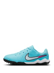 Nike Blue Kids Tiempo Legend 10 Academy Turf Football Boots - Image 2 of 10