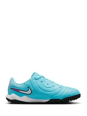 Nike Blue Kids Tiempo Legend 10 Academy Turf Football Boots - Image 3 of 10