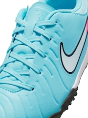 Nike Blue Kids Tiempo Legend 10 Academy Turf Football Boots - Image 9 of 10