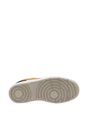 Nike Navy Blue Natural Orange Youth Court Borough Low Recraft Trainers - Image 4 of 4