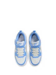 Nike White/Blue Grey Junior Court Borough Low Recraft Trainers - Image 7 of 11