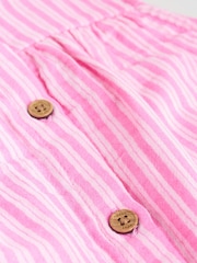 Pink Striped Baby Sleeveless Top and Trouser 2 Piece Set (0mths-2yrs) - Image 11 of 11