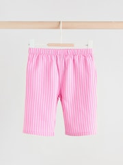Pink Striped Baby Sleeveless Top and Trouser 2 Piece Set (0mths-2yrs) - Image 6 of 11