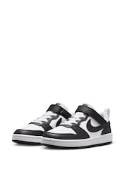 Nike Black/White Junior Court Borough Low Recraft Trainers - Image 5 of 11
