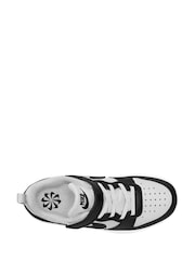 Nike Black/White Junior Court Borough Low Recraft Trainers - Image 8 of 11