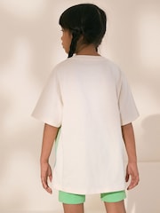 Multi Bright Graffiti Oversized Graphic Print T-Shirt (3-16yrs) - Image 2 of 8