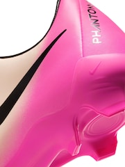 Розовый - Nike Adults Phantom 2 Club Pink Ground Football Boots - Image 10 of 11