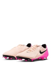 Розовый - Nike Adults Phantom 2 Club Pink Ground Football Boots - Image 5 of 11