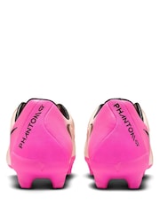 Розовый - Nike Adults Phantom 2 Club Pink Ground Football Boots - Image 6 of 11