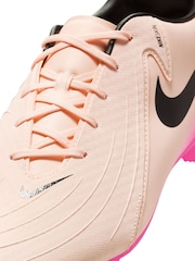Розовый - Nike Adults Phantom 2 Club Pink Ground Football Boots - Image 9 of 11
