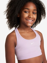 Nike Doll Lilac Dri-FIT Swoosh Support Bra - Image 3 of 3
