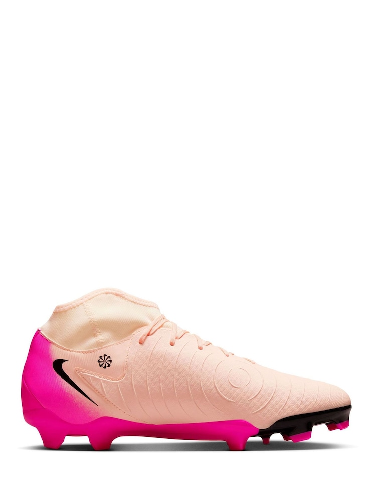 Nike Pink Adults Phantom 2 Luna Academy Pink Ground Football Boots - Image 3 of 11