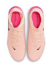 Розовый - Футбольные бутсы Nike Adults Phantom 2 Luna Academy Pink Ground - Image 7 of 11