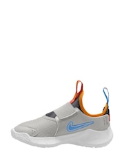 Nike Grey Orange Junior Flex Runner 3 Trainers - Image 2 of 4